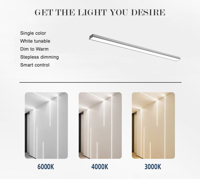 recessed linear fixture